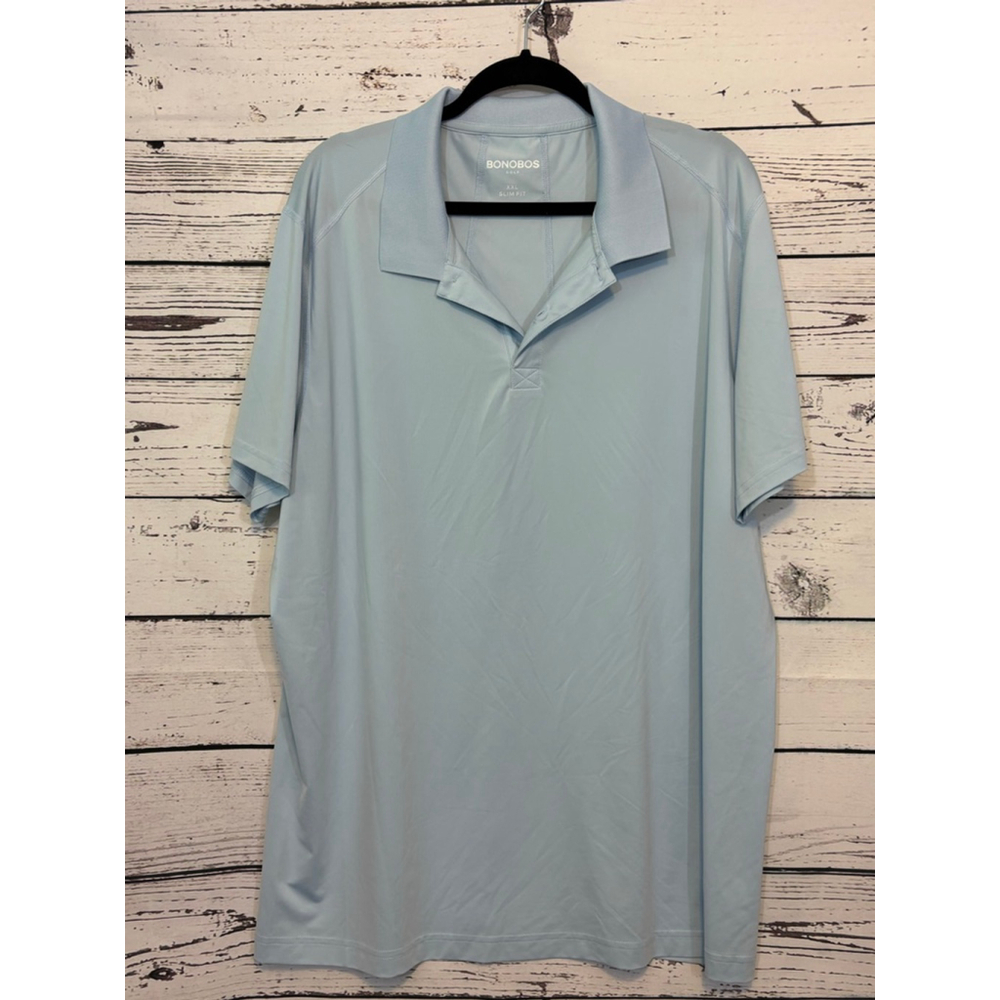 Men's Bonobos Golf Polo Shirt XXL Blue